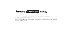 Desktop Screenshot of home-server-blog.de