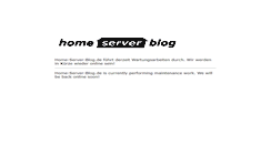 Desktop Screenshot of forum.home-server-blog.de